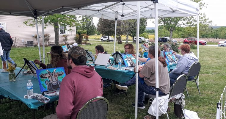 On the Farm Paint Class & Mingle Session, Golconda, IL